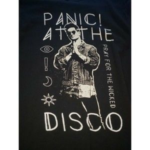 Unisex Band Tee Panic! At The Disco 2019 Pray For The Wicked T-shirt